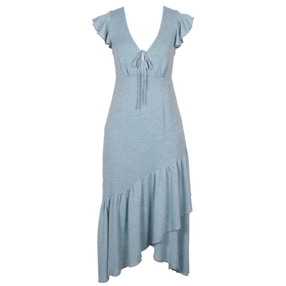 Minkpink Blue Asymmetrical Blue Marle‎ Dress Women’s Size XS